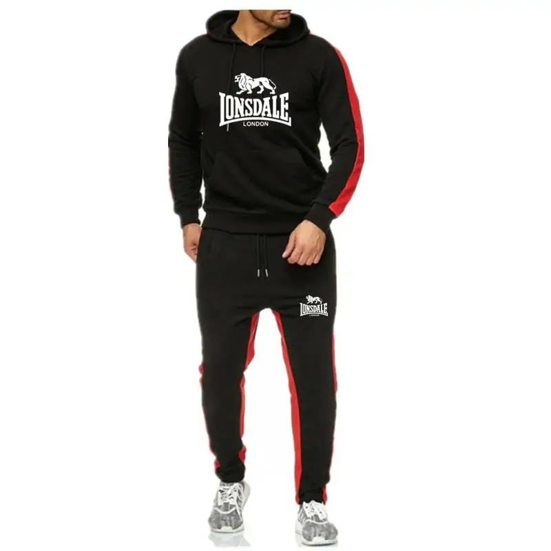 

New Spring Autumn Men's Sets Hoodie + Trousers Sports Suit Casual Sports Shirt Track Suit 2021 Men's Clothing sportswear