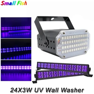 УФ-прожектор настенный светодиодный, 24x3 Вт, с пультом дистанционного управления