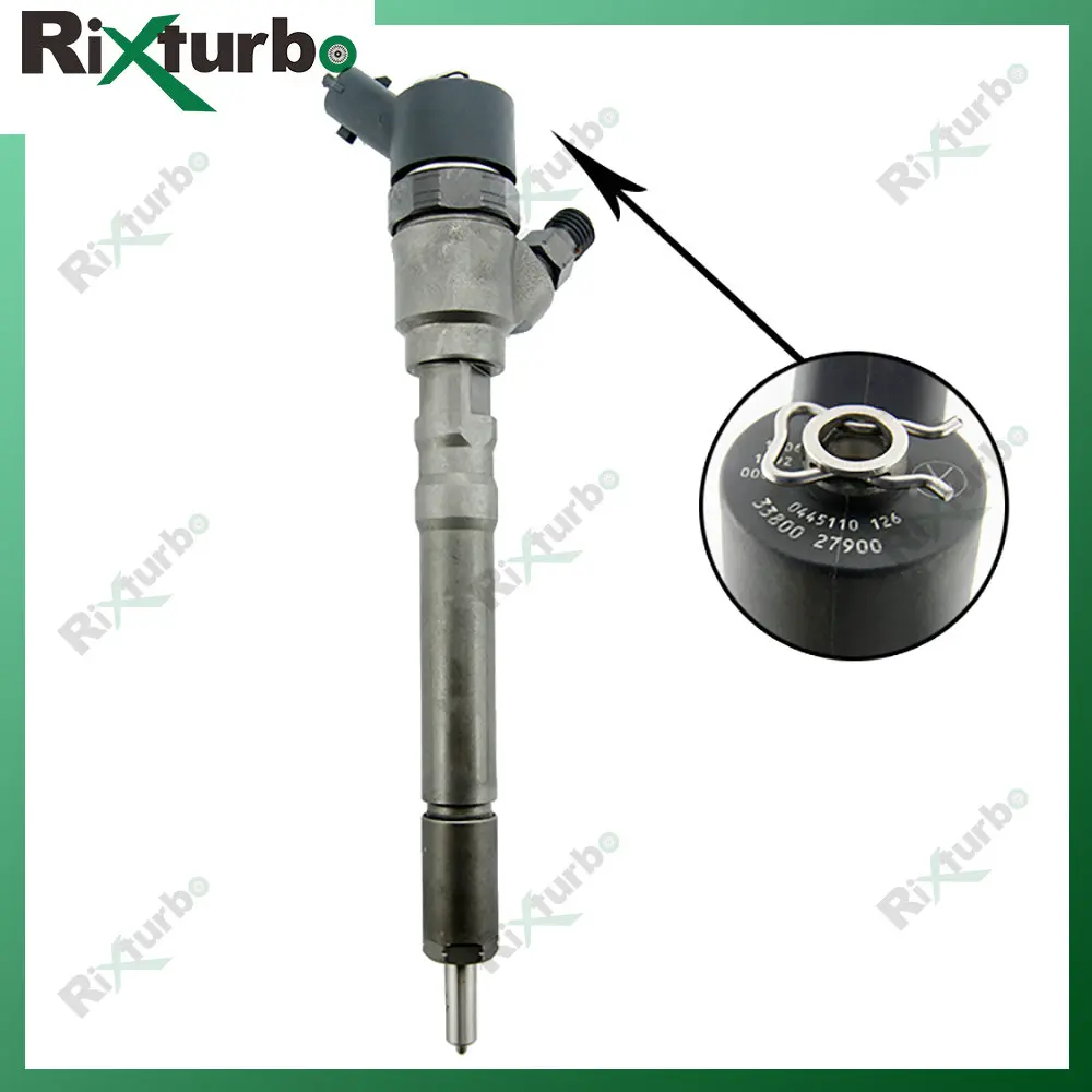 New 0445110 290 / 126 Fuel injector 33800 27900 For Kia Carens D Sportage D 2.0L WGT EU3 (6hole) | Автомобили и мотоциклы