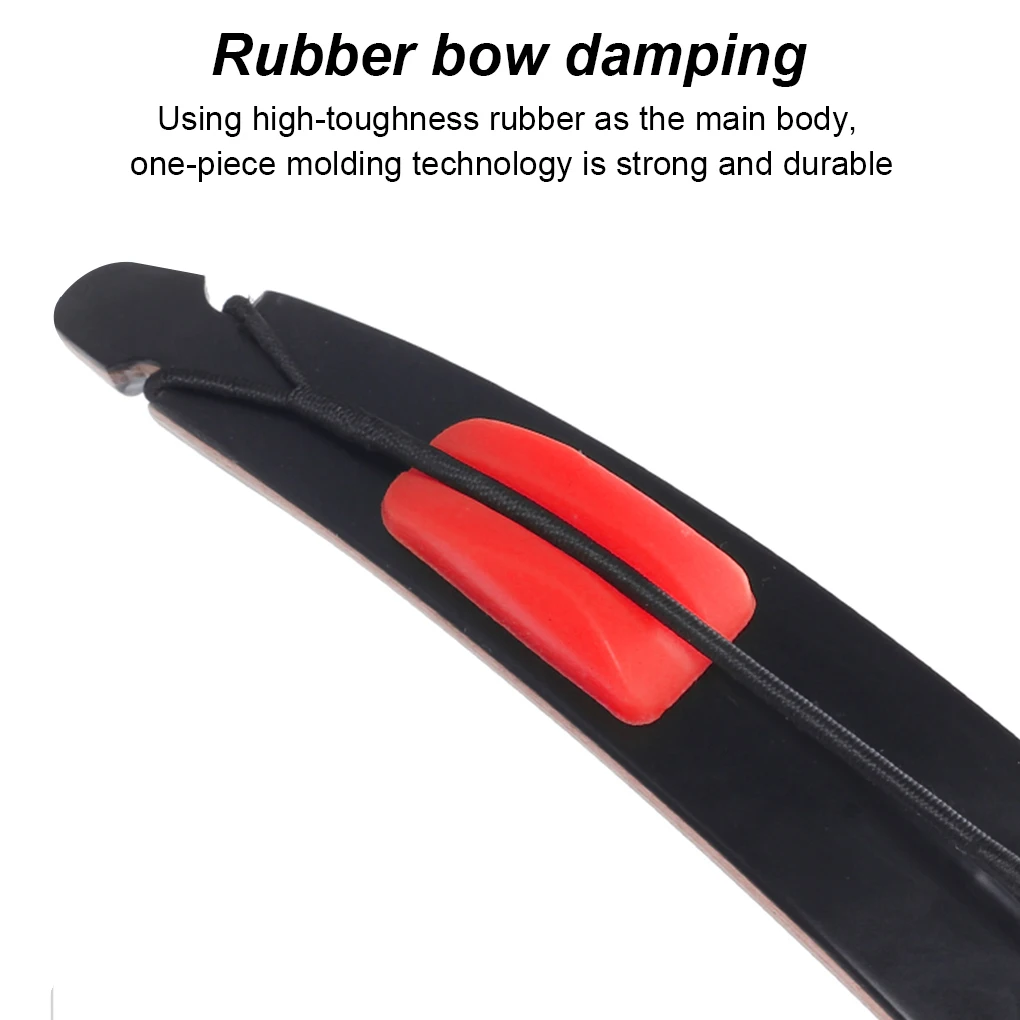 

2 pcs 40mm Archery Dampener Recurve Bow Limbsaver Soft Rubber Limb/Vibration Dampener Shock Absorption