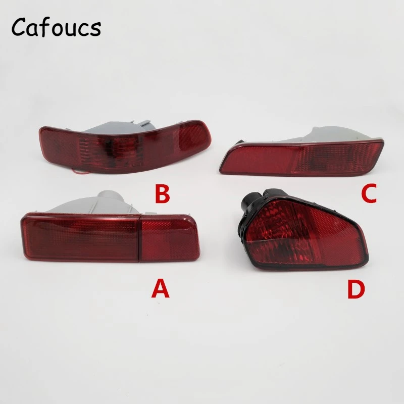 

Cafoucs 1 Pair For Mitsubishi Outlander 2004-2018 Car Rear Bumper Fog Light Tail Reflector Lamp