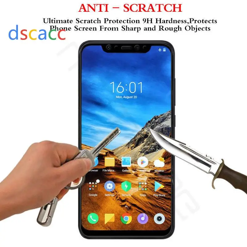 Защитное стекло Dscacc закаленное для Xiaomi 5 5C 5X 6 6X MIX 2 MAX 3 NOTE3 7 8se 7plus Youth 8X 100 шт. |