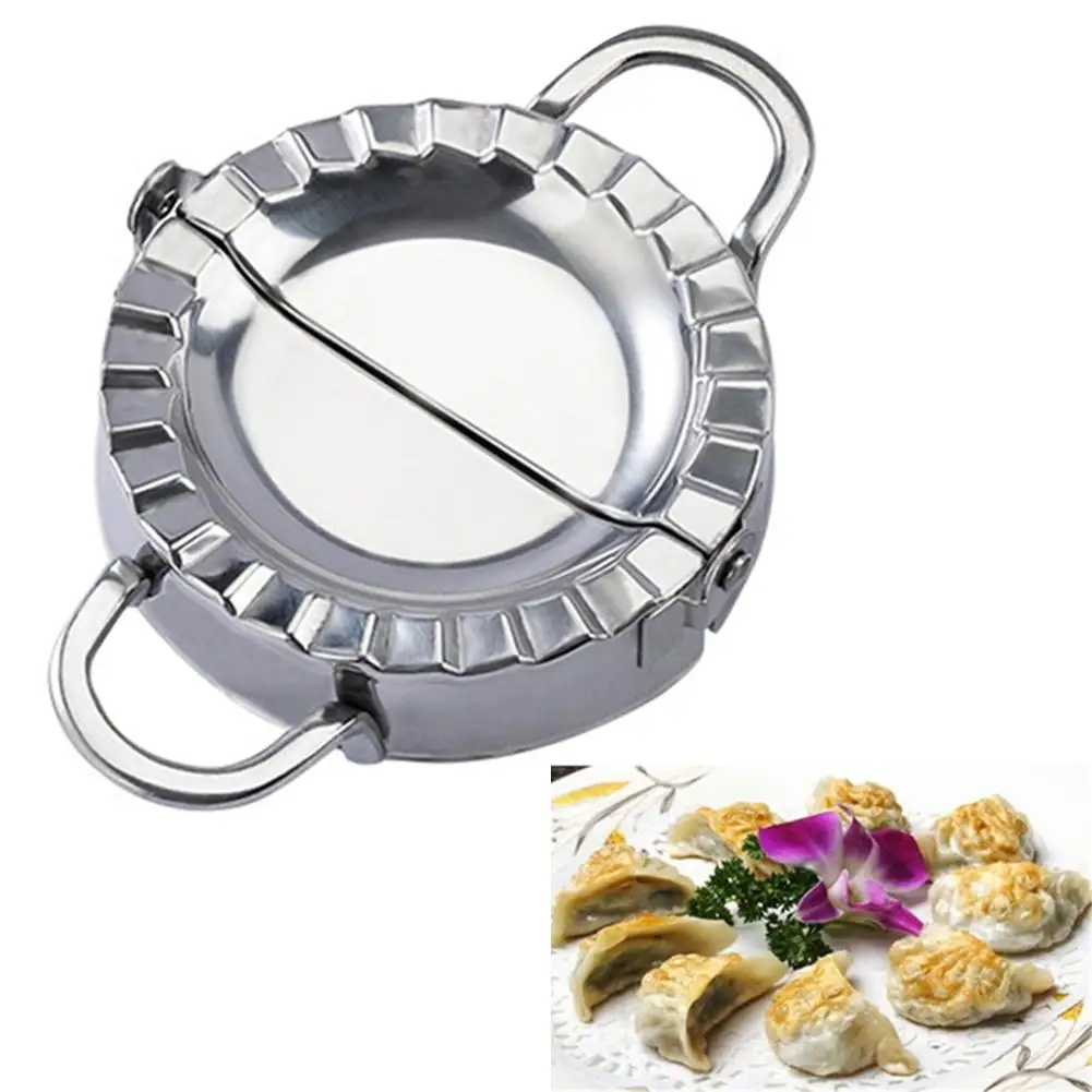 

Pastry Tool Stainless Steel Dumpling Maker Wraper Dough Pie Ravioli Cutter Mould Kitchen Gadget Bakeware Dumpling Press