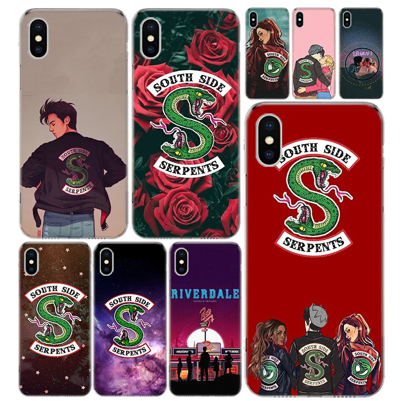 

Riverdale TV South Side Serpents Phone Case Cover For Iphone 13 12 11 Pro 7 8 6 6S Plus + X XS MAX XR 5 5S SE Fashion Art TPU Co