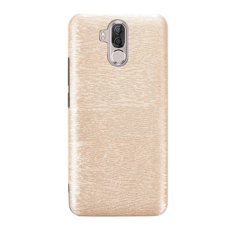 Чехол из искусственной кожи чехол для Ulefone power 3 S чехол для телефона для Ulefone power 3 мягкий силиконовый чехол для Vernee X - Цвет: Gold