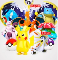 tomy pokemon action figure doll pikachu charizard jiggypuff psyduck and other movable model toys
