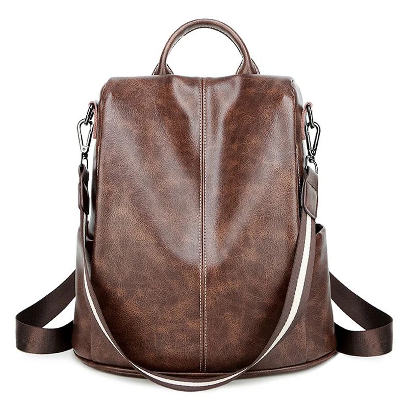 

Wholesale Brand Women Backpack European Vintage Pack Bags Girls PU Shoulder Bags Lady Outdoor Travel Student School Bags Quality