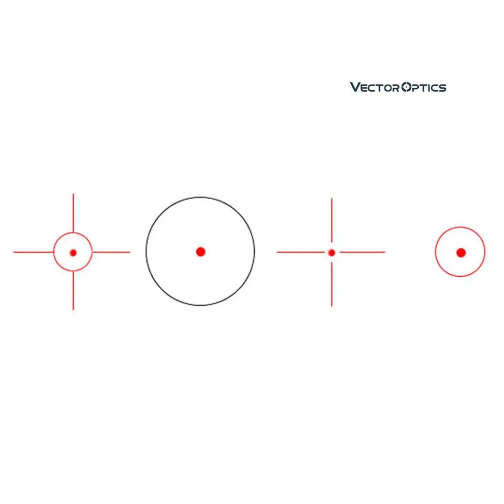Прицел Vector Optics Соболь 1x25x34 тактический с 4 креплениями | Спорт и развлечения