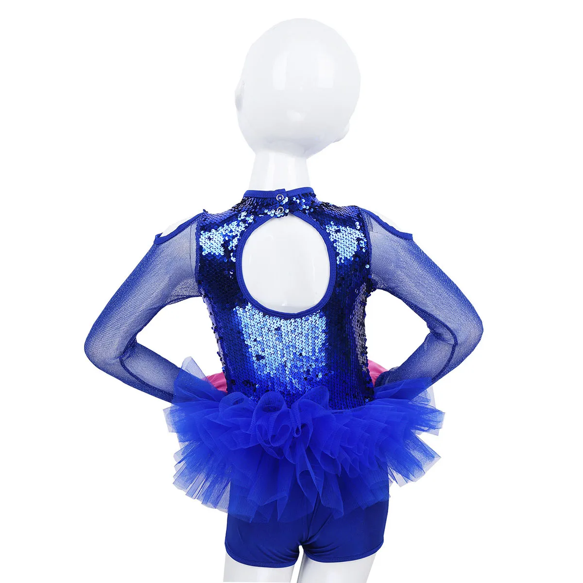 Детское блестящее фатиновое платье пачка с блестками для девочек балетный