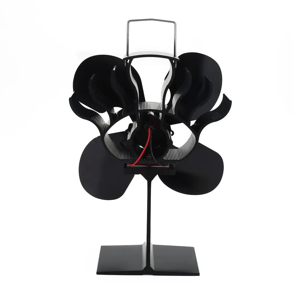 Горячая 4 Лопастной вентилятор для печи работающий от тепловой энергии