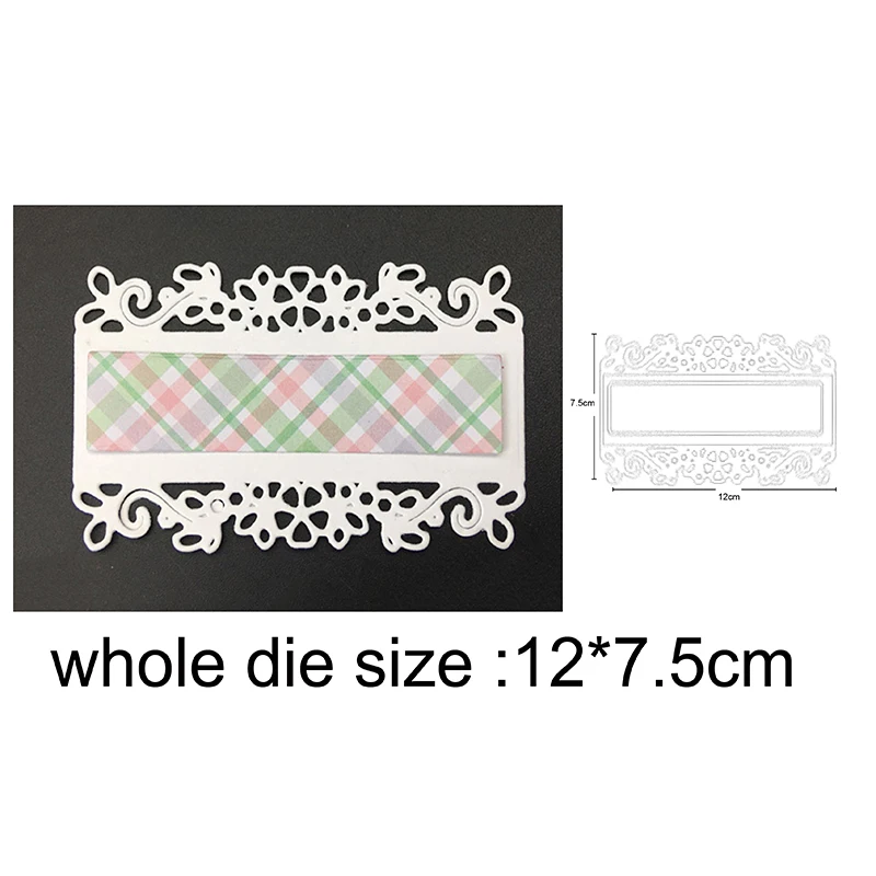 

Craft dies Christmas Lace Frame Metal Cutting Dies for Scrapbooking dies DIY Paper Cards Making Embossing Die Cuts stencils dies