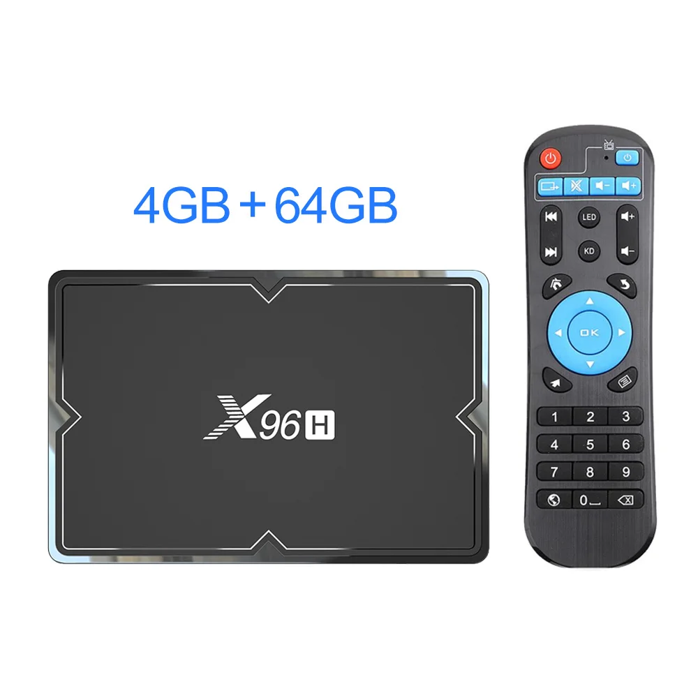 X96H Android 9,0 ТВ приставка 4 Гб 64 Гб H603 четырехъядерный 6K 2,4G 5G двойной Wifi BT4.1 Google плеер Youtube ТВ приставка X96 H 4 ГБ 32 ГБ TX6 - Цвет: X96H 4G64G