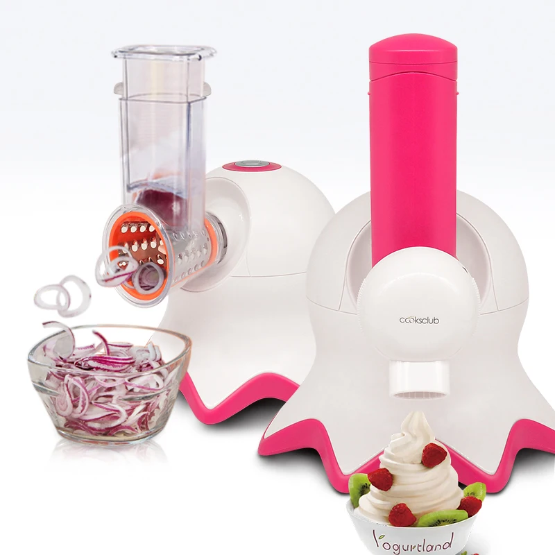COOKSCLUB резак для фруктов и овощей машина приготовления мороженого дома DIY мягкие