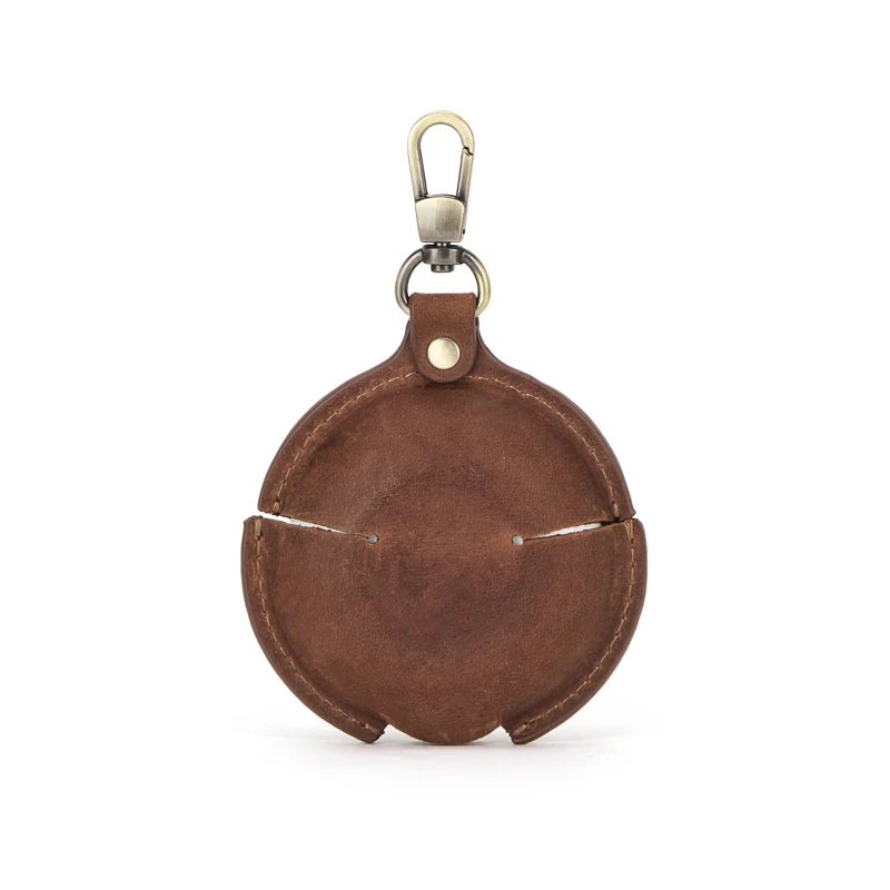 

Genuine leather Bluetooth Earphone Case Protective Cover For Huawei Freebuds 3 For Huawei New Case Headset Accessories With Hook