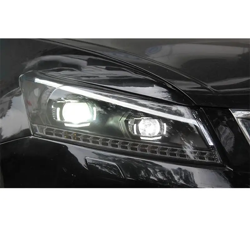 Наружные Drl Luces Assessoires Neblineros Led Para Авто Cob дневные ходовые фары автомобильные фары в сборе 08 для Honda Accord