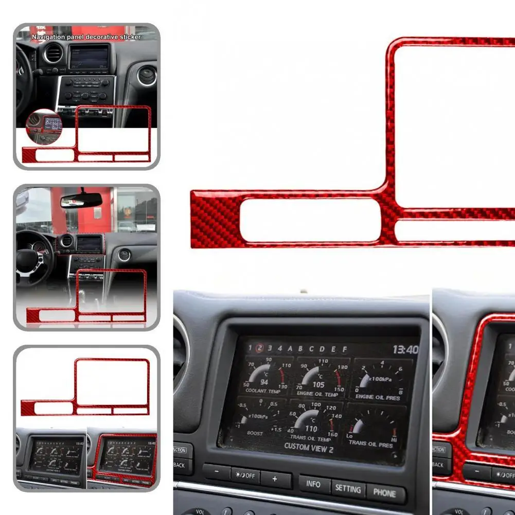 

Colorfast, портативная, легкая установка, навигация, задняя крышка, отделка для GTR R35 2008-2016, левый привод