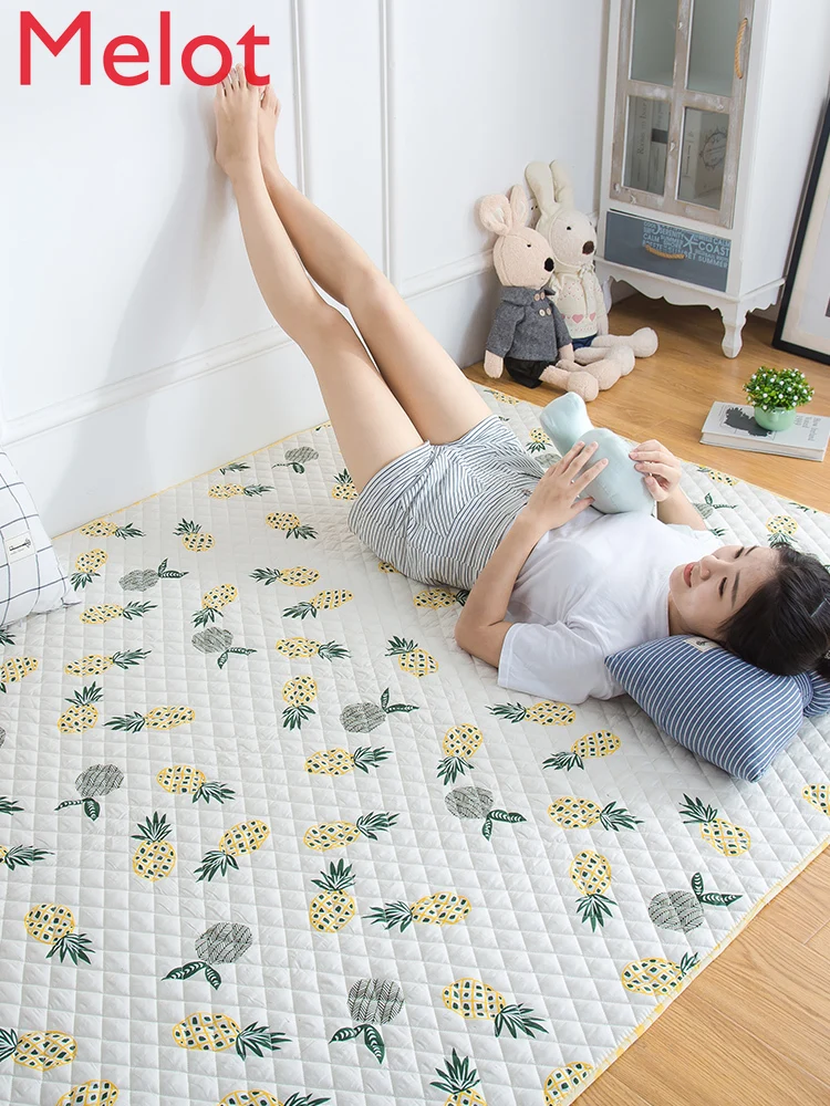 

Fabric Floor Mat Bedside Pad Living Room Carpet Child Play Mat Washable Custom Carpet Rugs And Carpets For Home Living Room
