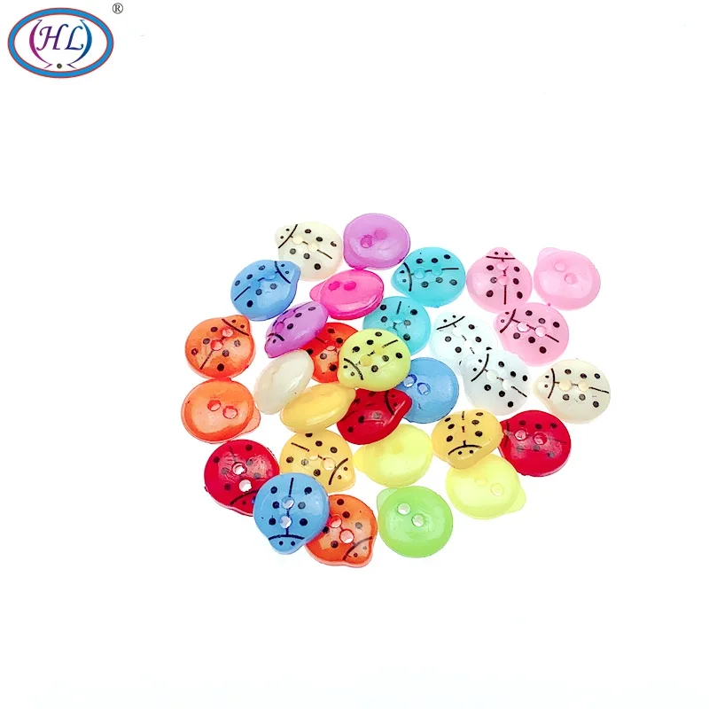 

HANLV 13mm 200/600PCS Mix Colors Random Plastic Buttons Kid's Apparel Sewing Accessories DIY Crafts