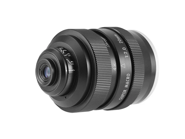 Супер макро объектив Zhongyi Mitakon 20 мм f/2 4.5X Для беззеркальных камер Sony E FE / Fujifilm X XF Micro