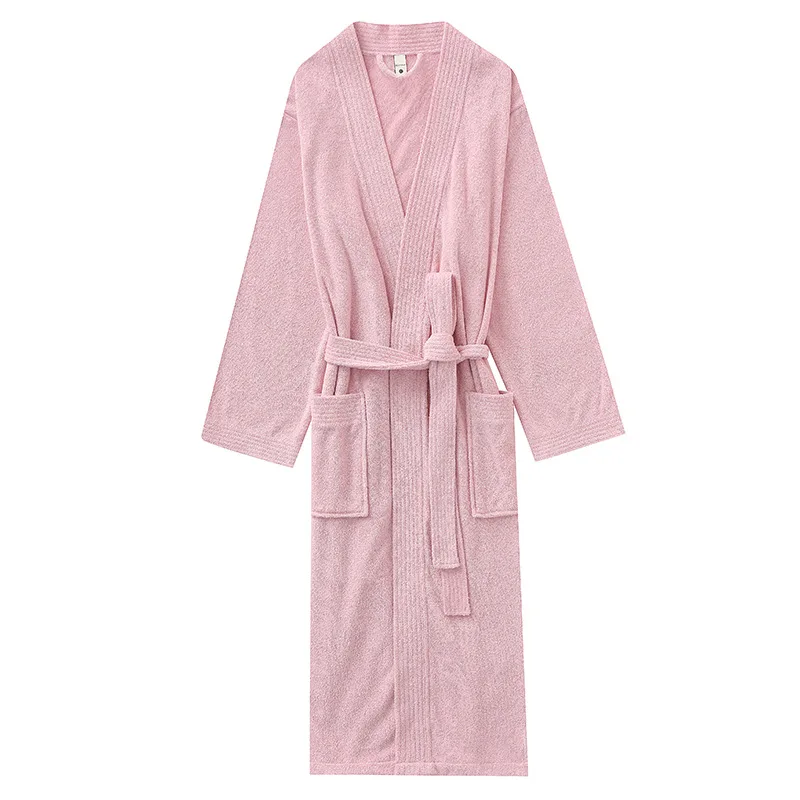 

2021 Spring, Summer, Autumn and Winter Thin Bathrobe Women's Bathrobe Couples' Oversized Pajamas for Comfy Home Pajamas