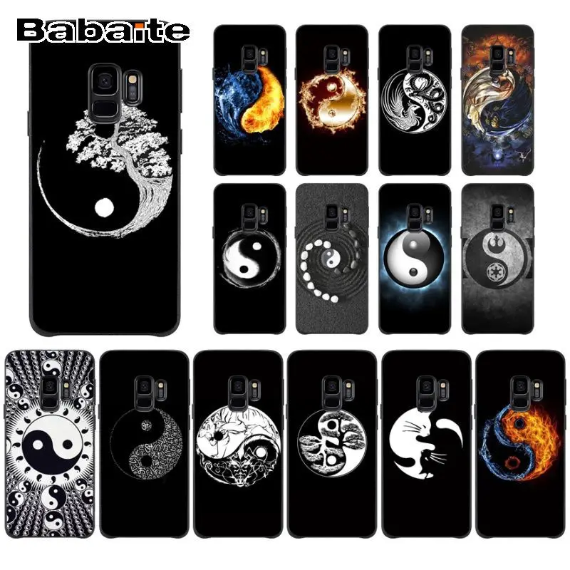 Яркий милый китайский чехол Yin Yang для Samsung Galaxy s9 s8 plus s10 s10plus s7 s6edge|Бамперы| |