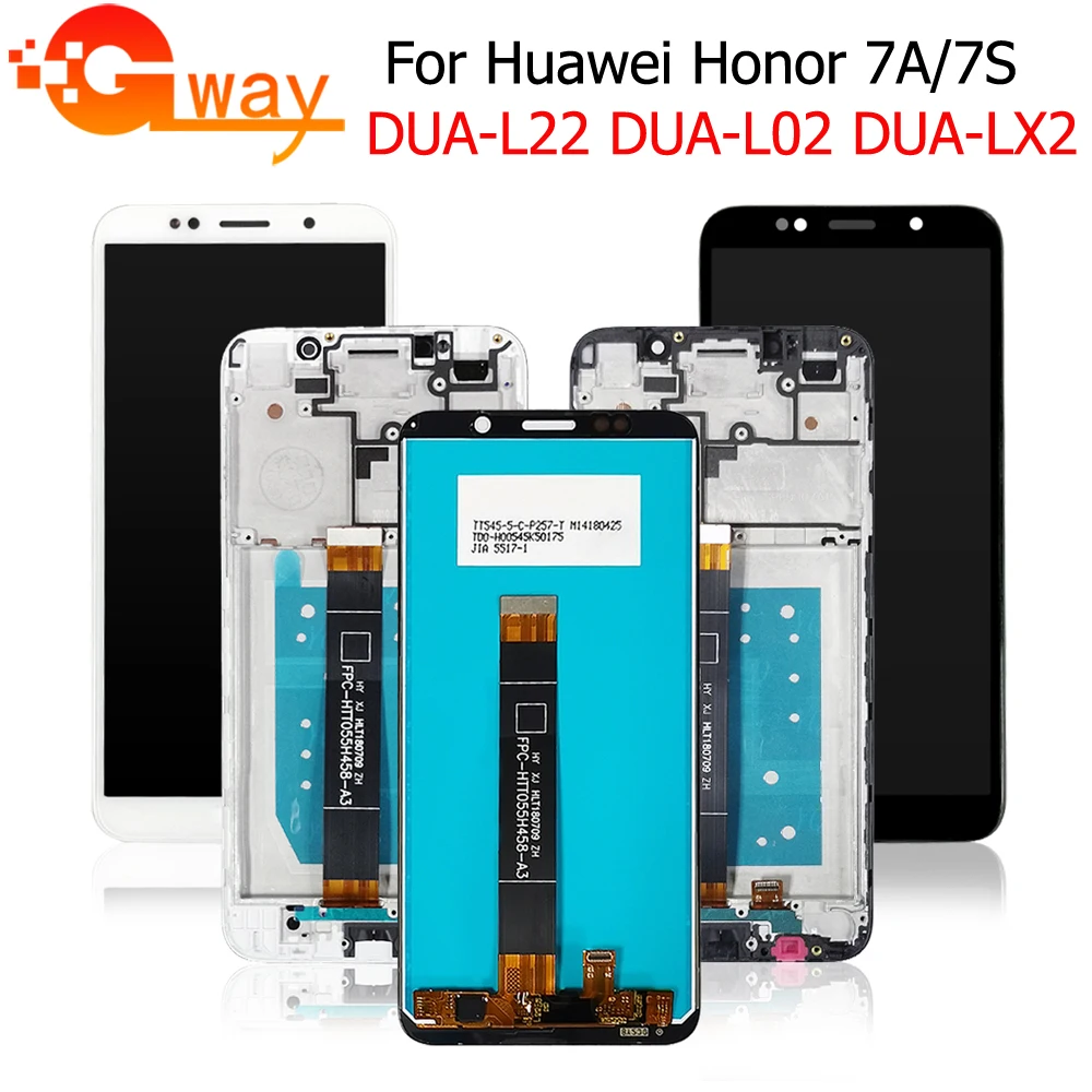 ЖК-дисплей 5 45 дюйма для Huawei Honor 7A дисплей 7S DUA-L22 L02 LX2 с сенсорным экраном и