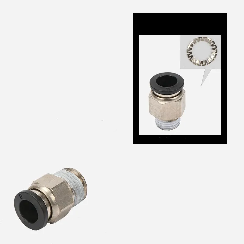 Пневматические компоненты газовой трубы Быстрый разъем 4-точечный с