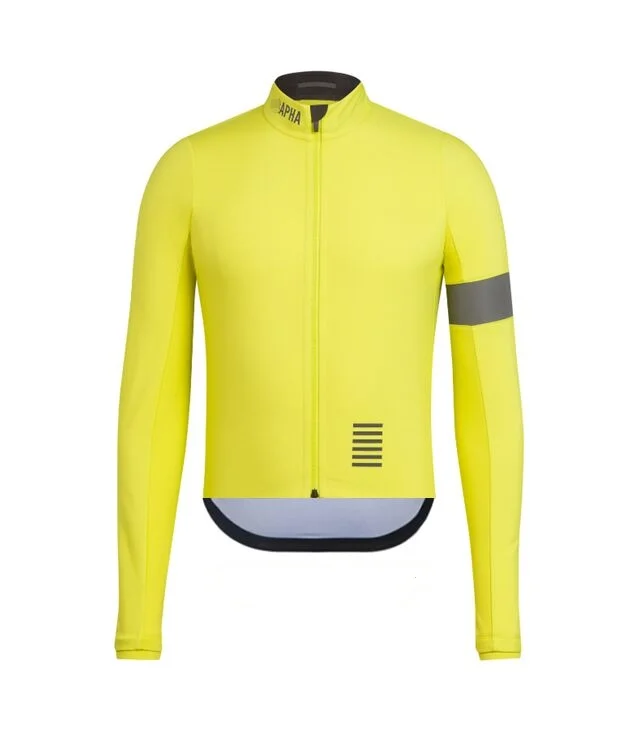 Cycling Jersey Новые RCC термальный флис с длинным рукавом Велоспорт Джерси велоезда по дорогам на MTB Одежда pro fit Зима Велоспорт Джерси - Цвет: Cycling Jersey