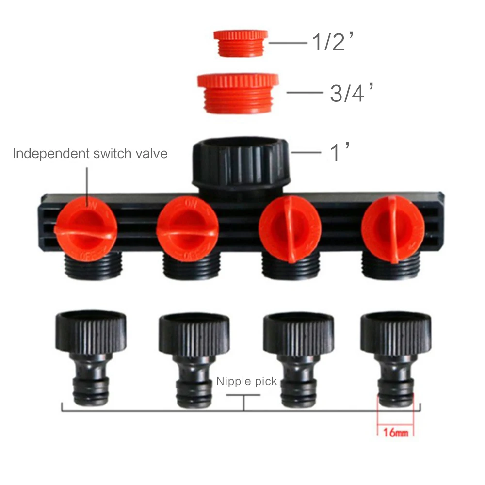 1/2 ''до 3/4'' до 1 'Ɗ способа садового шланга для автоматического полива