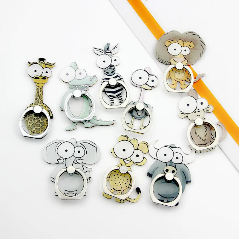 2019 милый мультфильм палец кольцо держатель мобильного телефона Универсальный 360