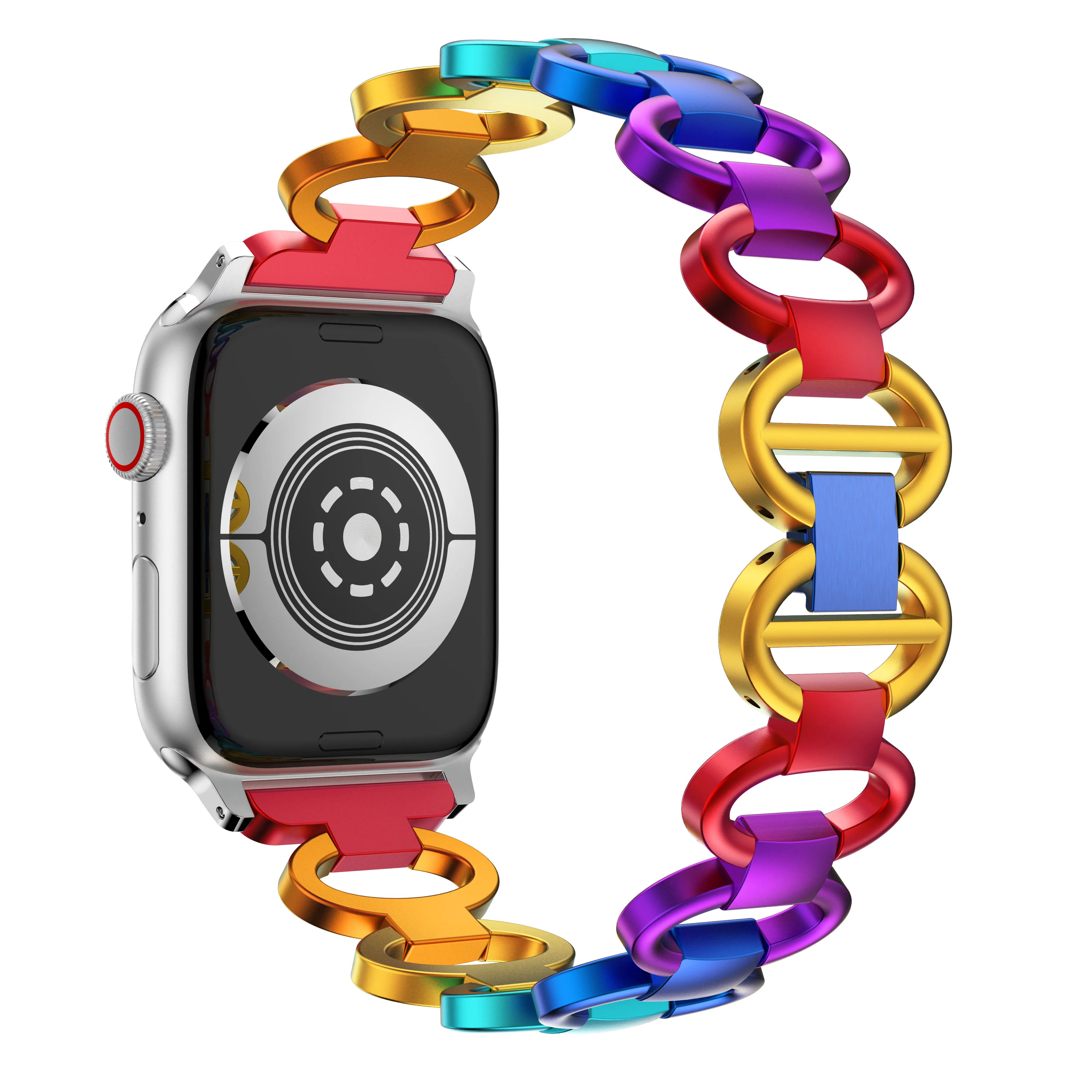 Ремешок из нержавеющей стали для Apple Watch 5 4 3 2 1 38 мм 40 42 44 женский браслет iwatch Series