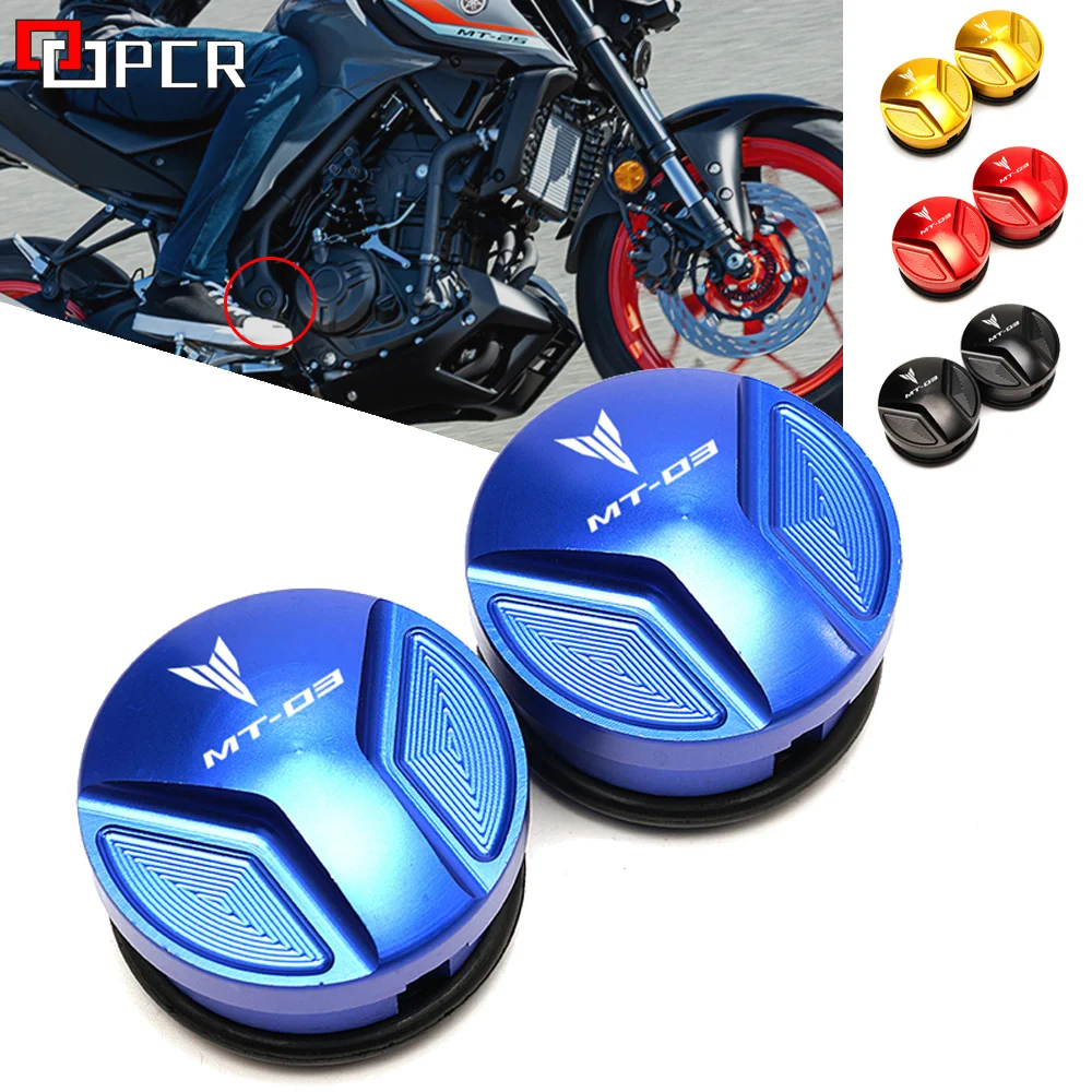 

MT 03 Крышка отверстия рамы Крышка для YAMAHA MT03 MT-03 mt03 2014- 2015 2016 2017 2018 аксессуары для мотоциклов заглушки CNC