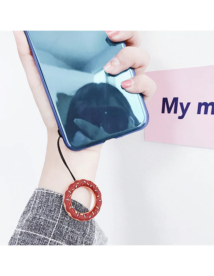 Модный силиконовый шнурок с цветочным узором для ключей телефонов samsung камер GoPro