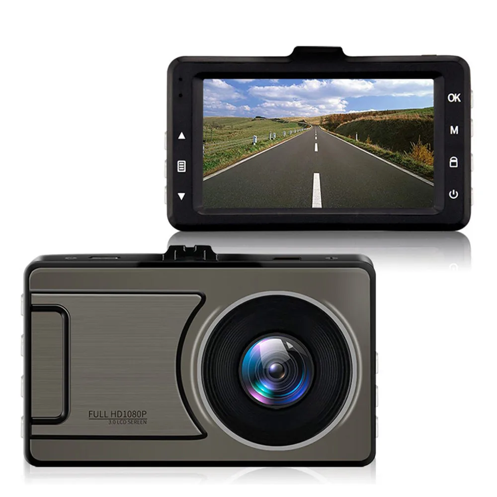 Автомобильный видеорегистратор Full HD 1080P DVR с углом обзора 170 градусов для