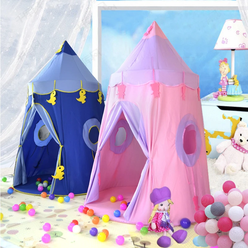 

Складная детская палатка, детский игровой дом, Замок принцессы, игрушки для улицы и помещений, детская палатка-вигвам, Игровая палатка, пода...