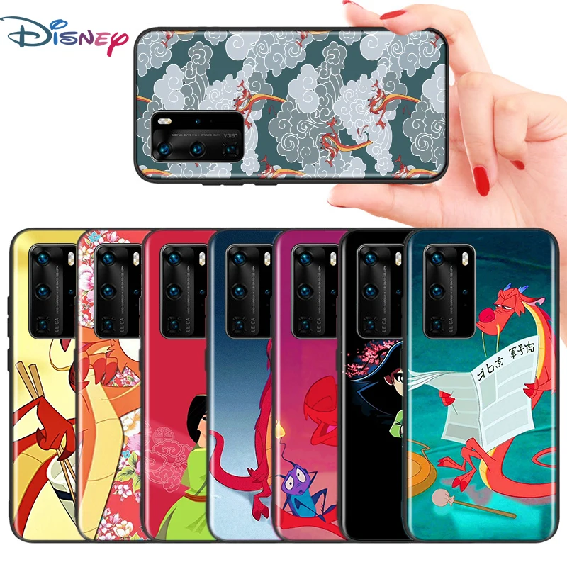 

Silicone TPU Cover Disney Mulan Animation For Huawei P40 lite E P40 P30 P20 P10 P9 P8 lite Pro Plus 2017 2019 Phone Case