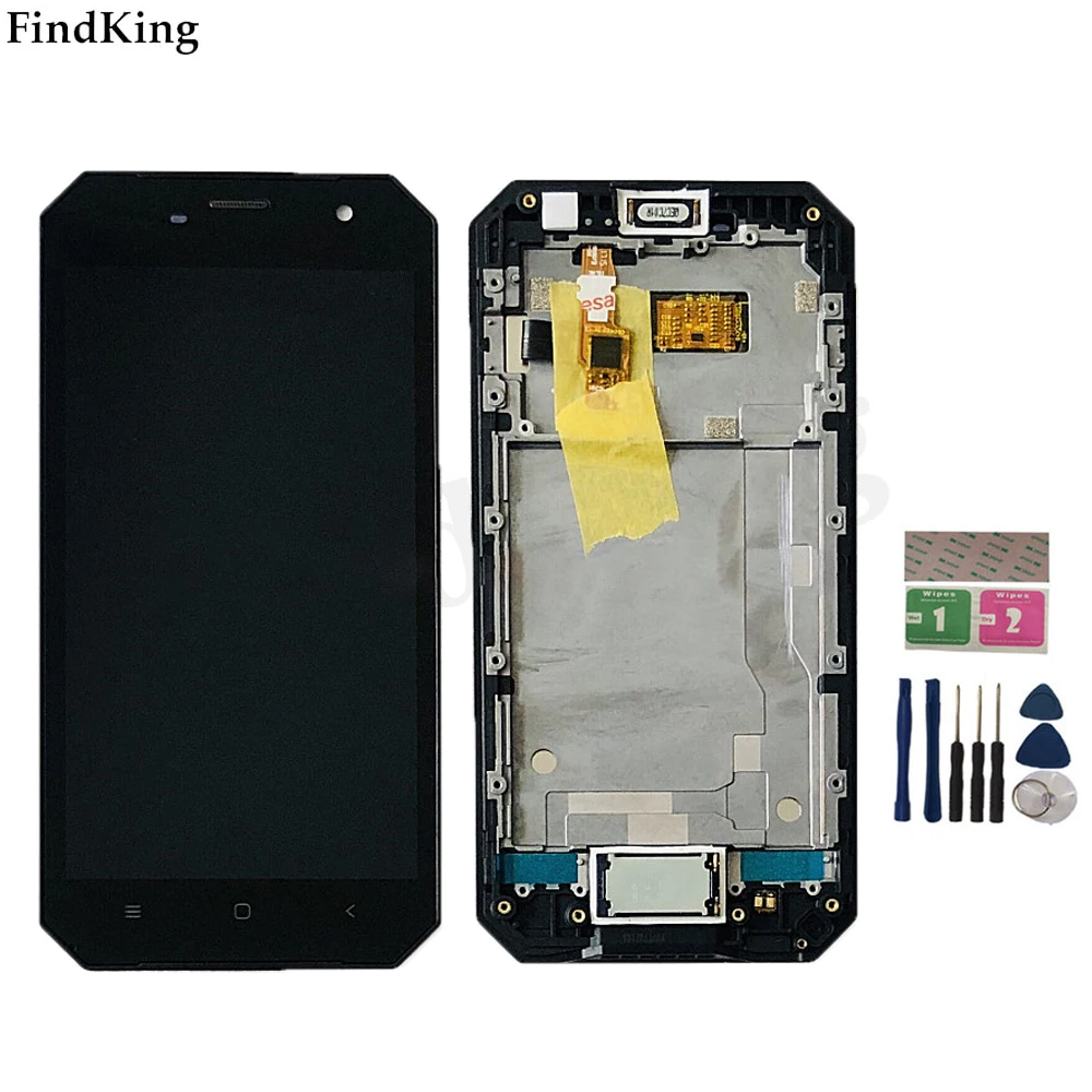 

Высококачественный ЖК-дисплей для Nomu S30, ЖК-дисплей, сенсорный экран в сборе, Замена с рамкой + Инструменты