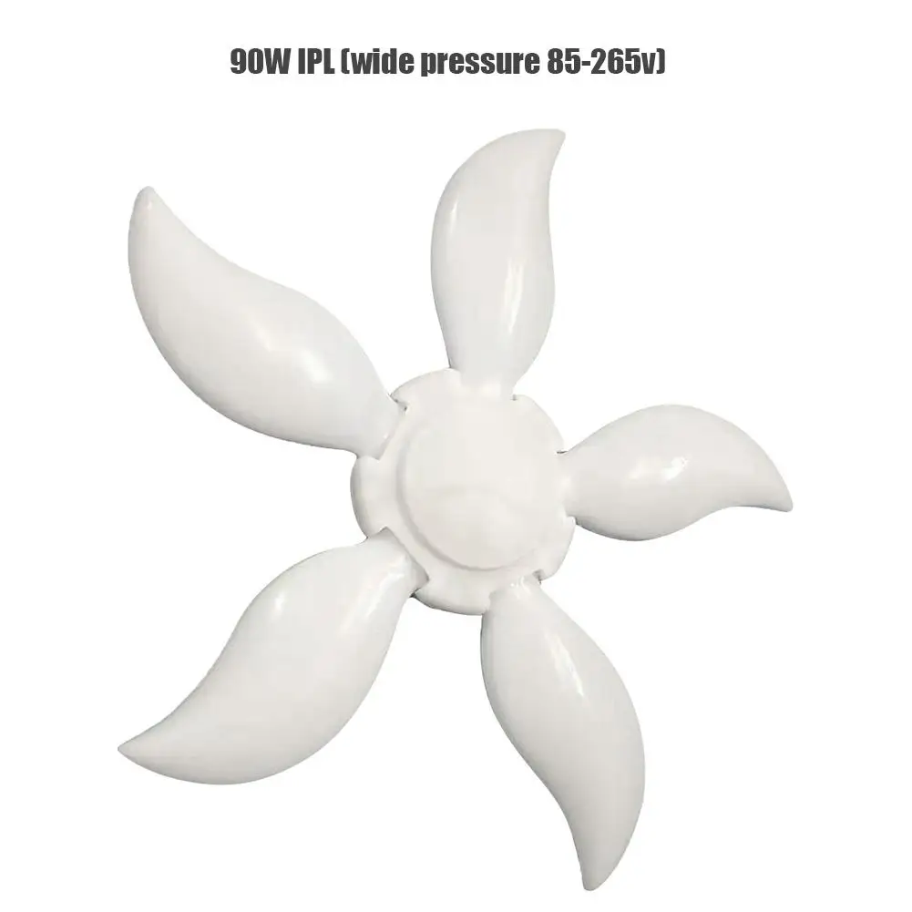 Супер яркий складной светодиодный светильник для гаража с пятью вентиляторами 75