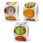 3,8 см счастливая Пасха стикер s милый Пасхальный кролик яйцо самоклеящиеся Стикеры этикетка для пасхвечерние детские подарки сумка коробка Декор бирки