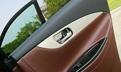 Черная декоративная внутренняя ручка чаши для Infiniti G35 G36 G37 QX50 QX70 FX35 QX80 QX56
