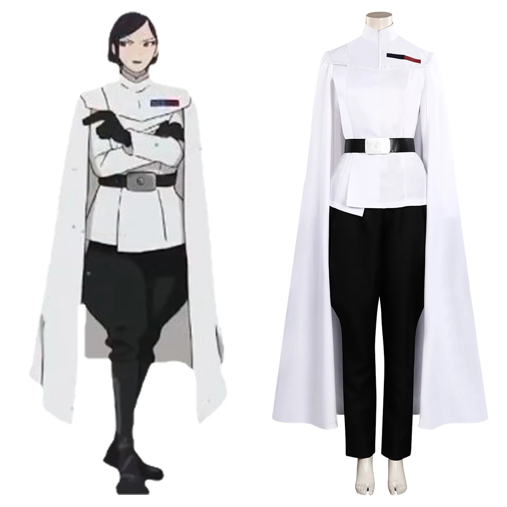 

Star Cosplay Wars: Visions Jedi Knight Cosplay Costume White Uniform Outfits Halloween Carnival Suit