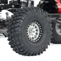 110 RC Rock Crawler Metal Chassis Builders Kit 312mm Wheelbase with Aluminium Wheels CNC Axle Reverse Transmission Metal Bumper
