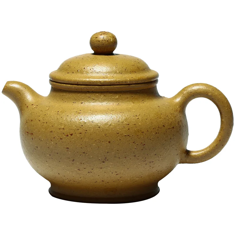 

Yixing raw ore kuihuang Zhuni purple clay teapot pure handmade by famous craftsman Peng Xianxiu