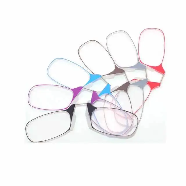 styles hot sale stick on phone MINI clip nose bridge reading glasses 1.0 to 3.5 Portable presbyopic with Case | Аксессуары для