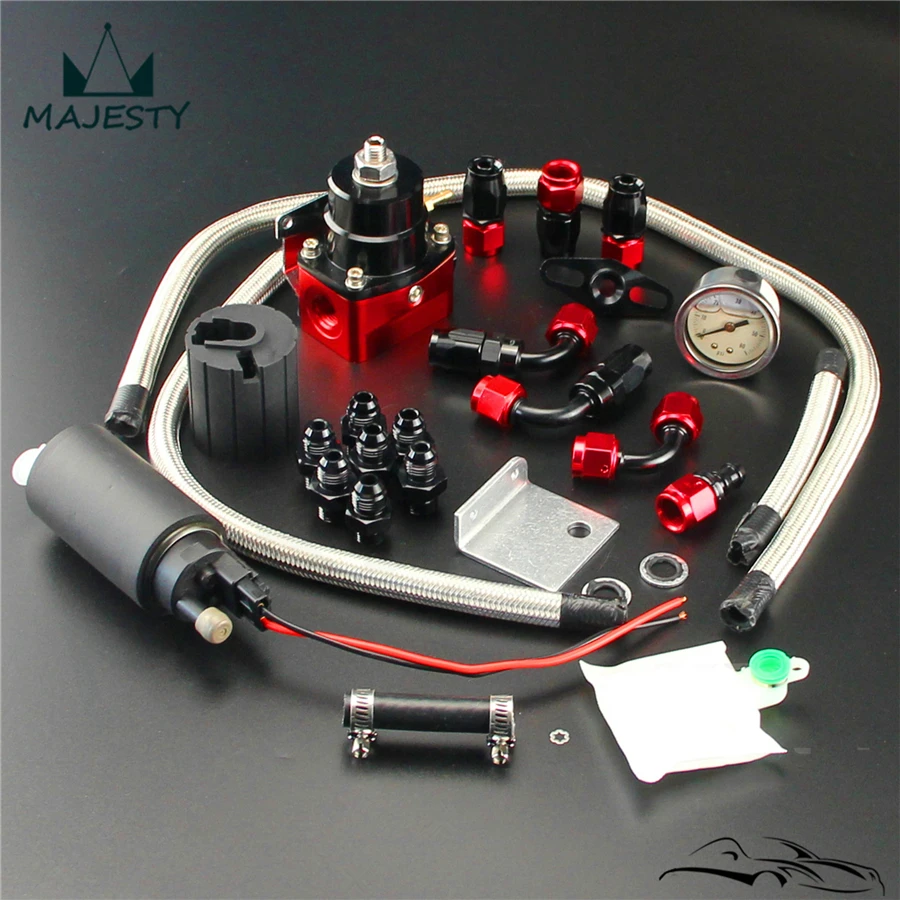 Регулируемый регулятор давления топлива и 255 LPH комплект топливного насоса