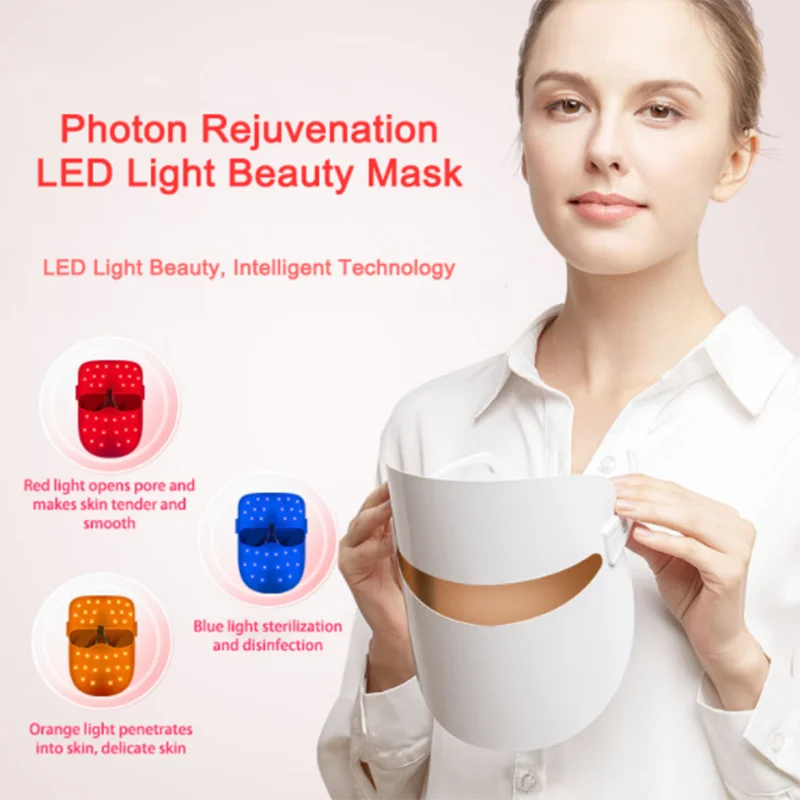 Светодиодная маска для лица Photon Belleza омоложения кожи светодиодная терапия против
