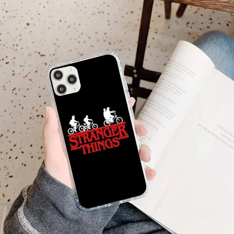 

cosas gratis Stranger things Phone Case Transparent for iPhone 11 12 mini pro XS MAX 8 7 6 6S Plus X 5S SE 2020 XR