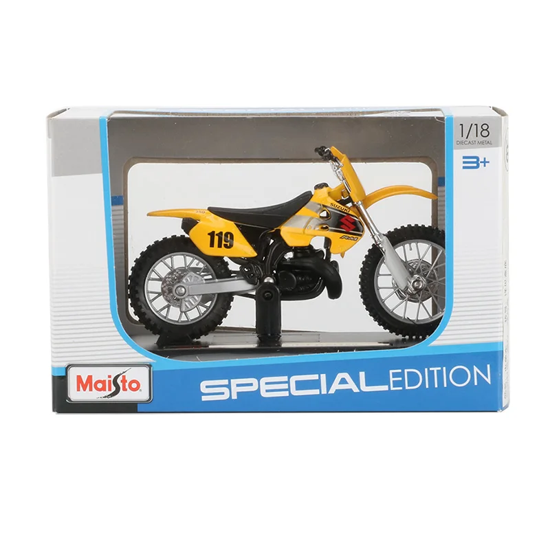 

Maisto 1:18 Scale Motorcycle Model Toy Alloy RM-250 Mountain Motorcycle Collectible Toys For Kids Boy Gift