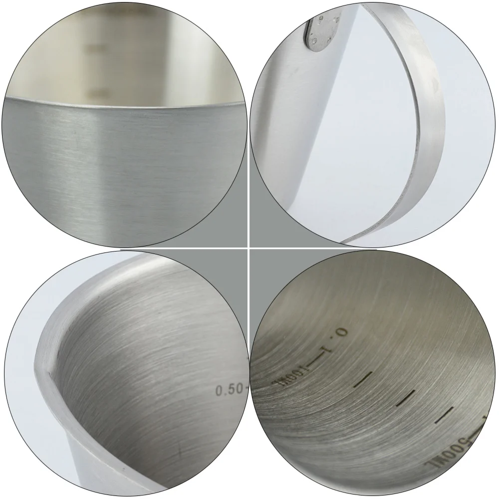 

1pc Stainless Steel Measuring Cup Useful Measuring Cup Thicken Coffee Cup