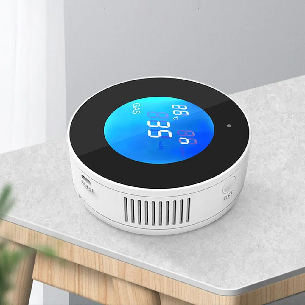 Смарт Wi-Fi детектор газа датчик утечки метана горючий тестер